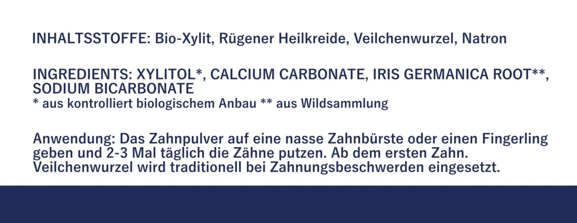 Zahnpulver Babys - für Babys und Kleinkinder – Bild 2