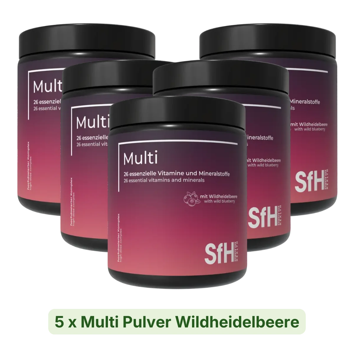 5x Wildheidelbeere